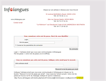 Tablet Screenshot of infolangues.pro